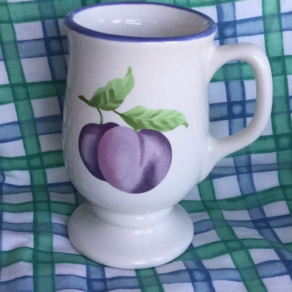 Pfaltzgraft “Hopscotch” set of 6 footed coffee/chocolate mugs. - Picture 5 of 8